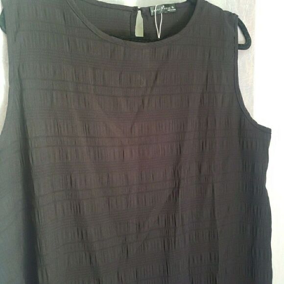 NWOT Emery Rose Black Sleeveless Dress Whimsy Goth Emo Relaxed Women’s Size XL - Picture 4 of 10